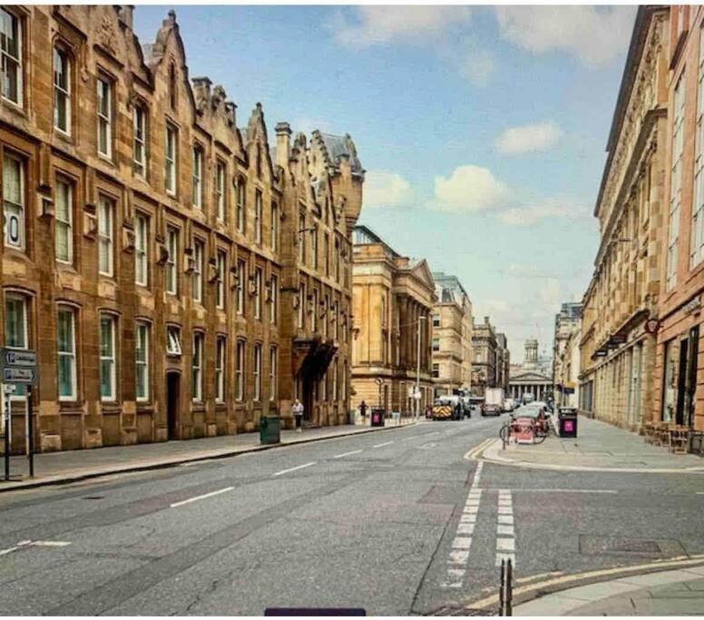 Trendy One Bedroom Apartment Glasgow Exterior foto